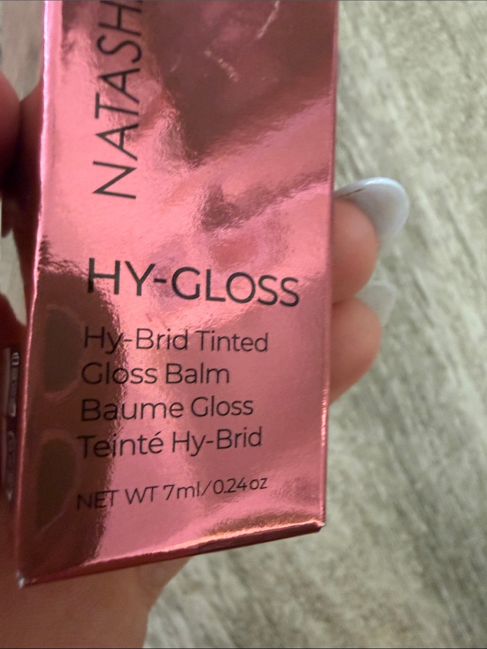 Natasha Denona Hy-Gloss Tinted Gloss Balm — Cherry Blossom Pink - Picture 2 of 4